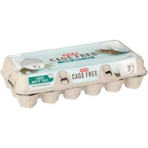 Cage Free White Eggs - 18 PC