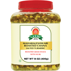 Laxmi Mahabaleshwari Roasted Salted Chana With Haldi (14 OZ - 400 GM)