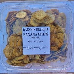 Dakshin Delight Pepper Banana Chips - 8 OZ