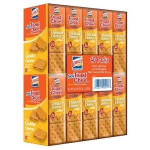 Lance Toast Chee Cheddar Sandwich Cracker (40 Pk.)