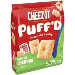 Cheez-It Puff'd White Cheddar Cheesy Baked Snacks, 5.75 oz