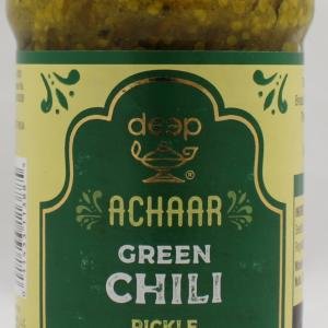 Deep Green Chilli Pickle - 283 GM
