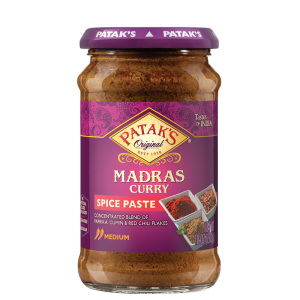 Patak'S Madras Curry Spice Paste (MEDIUM) - 10 OZ