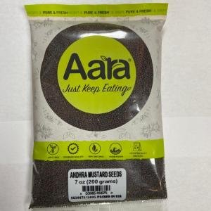 Aara Andhra Mustard Seeds 7 Oz