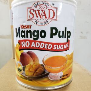 Swad Kesar Mango Pulp (no-sugar) Cane 850 GM