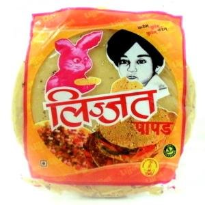Lijjat Urad Plain Papad 200g 1 PKT