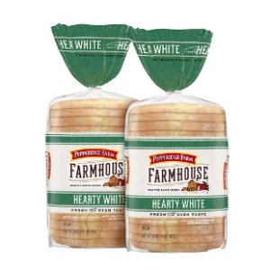 Pepperidge Farmhouse Hearty White Bread 2pk